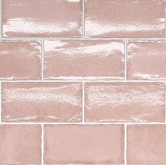 Dusty Pink Feature Tile - Square or Subway