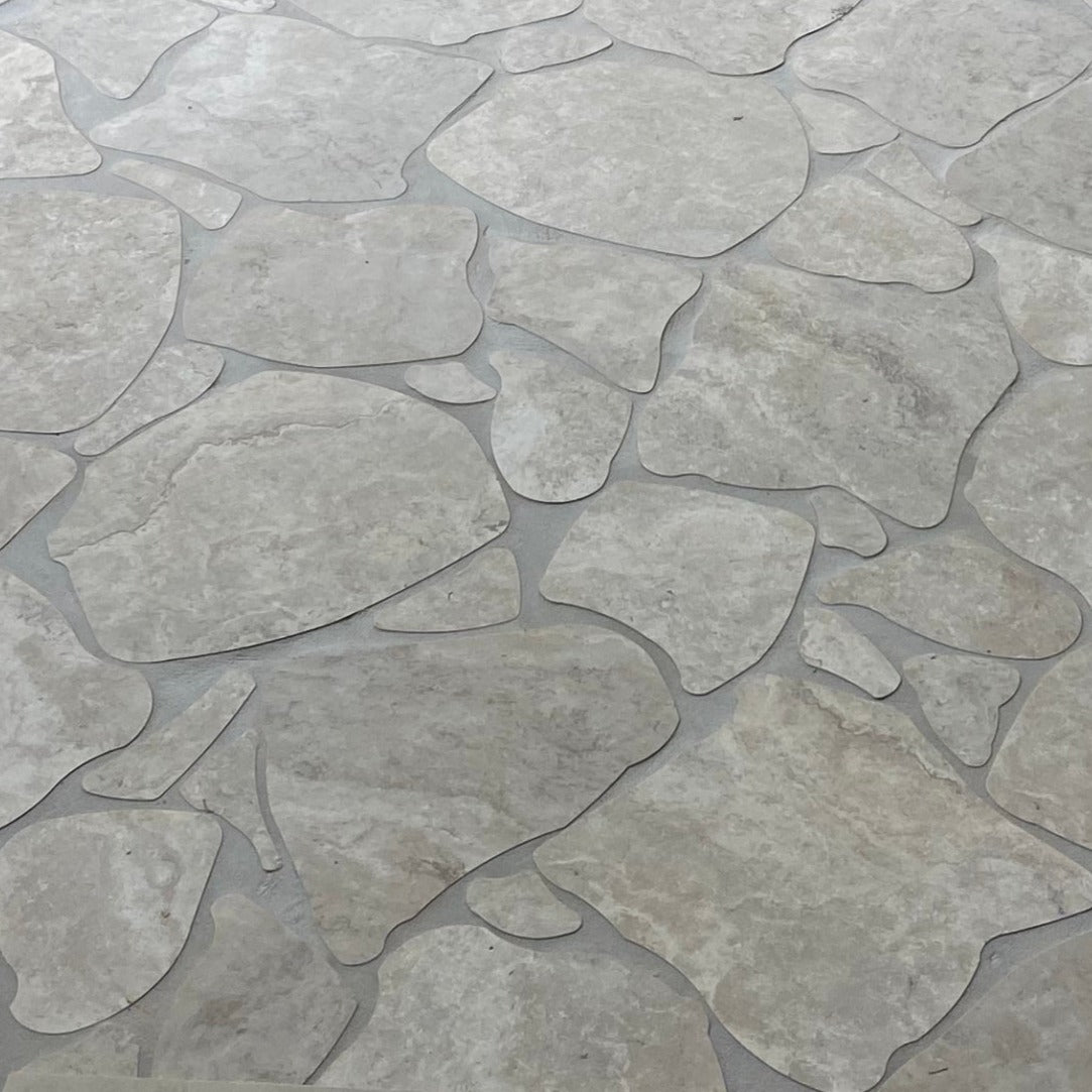 Travertine Sterling Crazy Pave