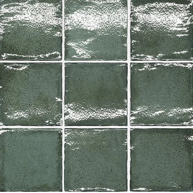 Pine Green Feature Tile - Square or Subway