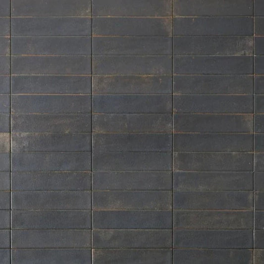 Organic Black Subway Tile