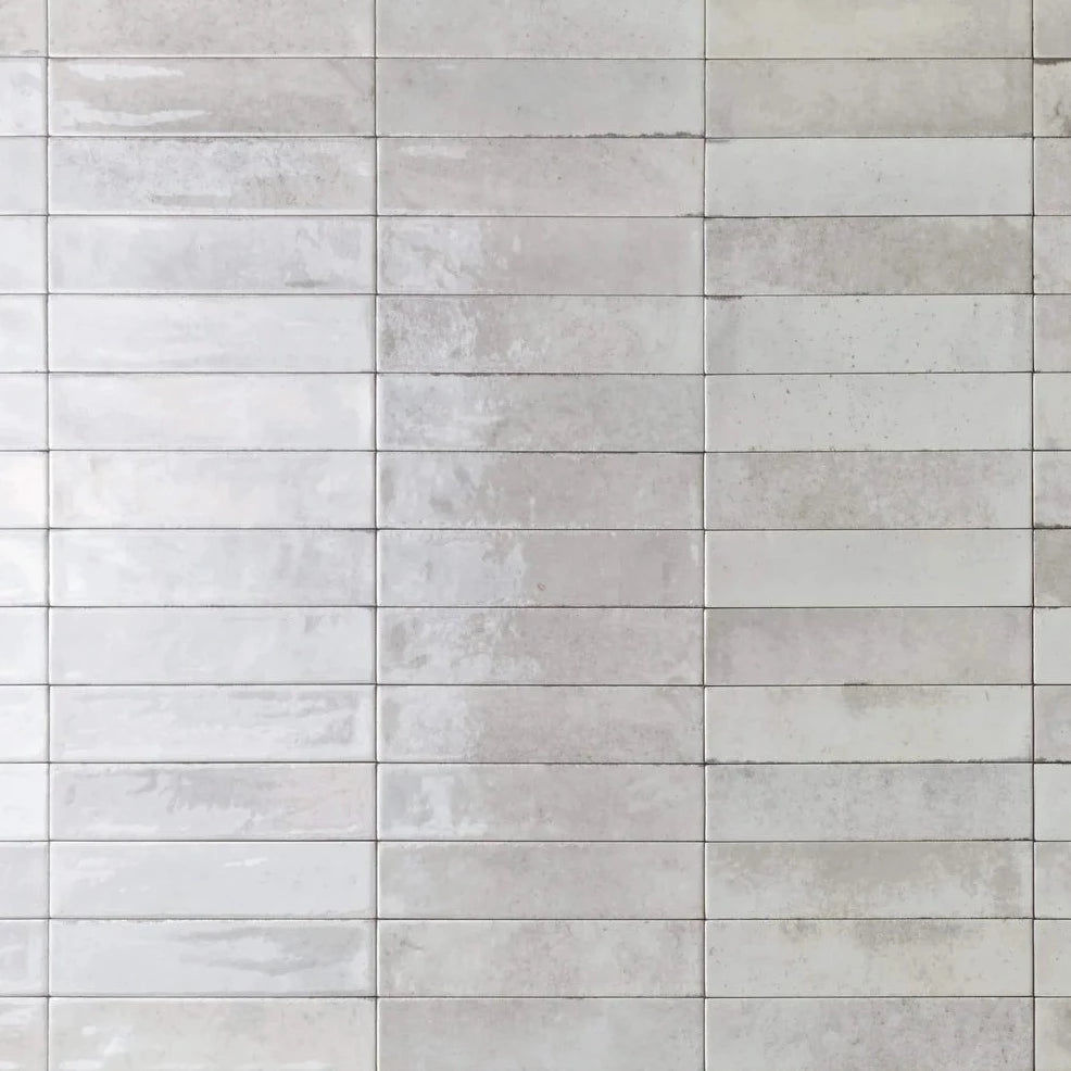 Organic Light Grey Subway Tile